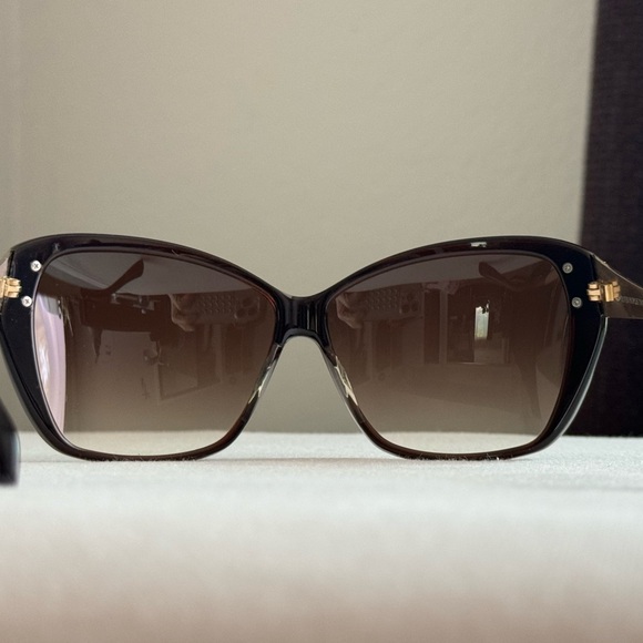 OLIVER PEOPLES TWENTY YEARS ESP Skyla Brown & Gold Women's Sunglasses 62-12-131 - Picture 5 of 11